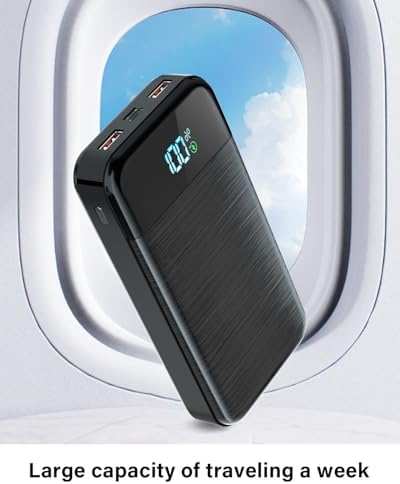 27,000mAh Fast Charging Power Bank with LCD Display & 3 Outputs - Image 3