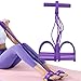 21 Fitness Resistance Bands-6 Tube Pedal Ankle Puller,Multifunction Tension Rope,Natural Latex Fitness Bands for Strength Training, Tummy, Waist, Arm, Leg Slimming, Home Gym Exercise Equipment
