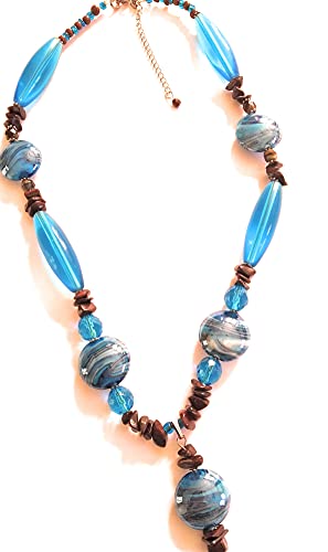 Bijou femme fait main : collier pendentif pierres précieuses, le cadeau unique idéal