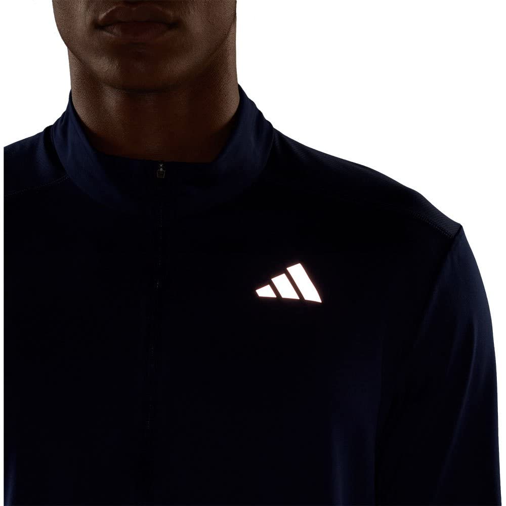 adidas Herren Otr 1/2 Zip T-Shirt (Long Sleeve)