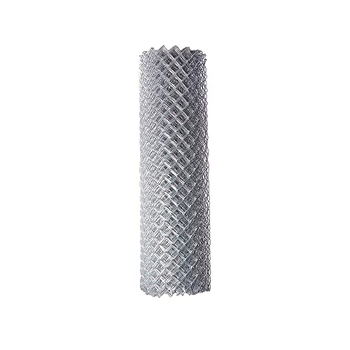 ALEKO Galvanized Steel 6 x 50 Feet (1.8 X 15m) Chain Link Fence Fabric, 12.5-AW Gauge, Silver CLF125G6X50