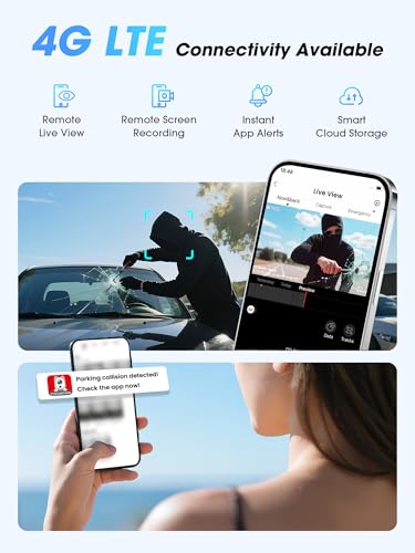 Image of DDPAI 4K Dual Dash Cam Front and Rear, Dual STARVIS 2 IMX678 IMX662 Dashcam, Free 128G Card Included,Car Camera with 32G eMMC, 3K /60FPS, 5G WiFi GPS, 3 inch IPS, Night Vision, 24H Parking Mode, Z60 Pro