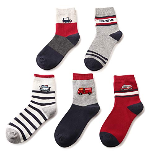 Kids Boys Soft Fashion Cotton Dress Socks Gift2
