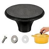 【Dimensions du produit 】chaque vis mesure environ 0,8 x 1,2 cm, le patin en silicone environ 0,4 x 1,5 cm, chaque patin en acier inoxydable environ 1,7 cm de diamètre et le bouton Bouton Couvercle Casserole environ 5,1 x 2,8 cm. Veuillez vérifier les dimensions avant l'achat. (Voir figure 2. Remarque : veuillez mesurer les dimensions avant l'achat.)