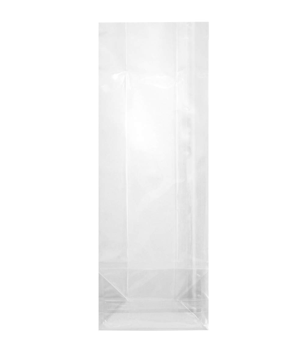 Blockbodenbeutel 50µ 100 + 60 x 280 mm 1000 Stück