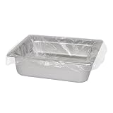 Royal 1/6 Pan Steam Pan Liners with Twist Ties, Package of 500