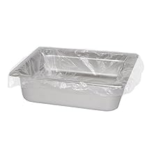 Royal 1/2 Pan Steam Pan Liners with Twist Ties, Package of 250