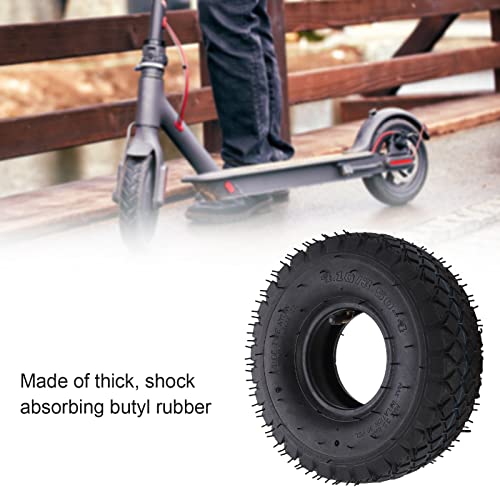 Zaweliyo Conjunto de Tubo de Pneu para Scooter Elétrica, Reforçado, Com Válvula Dobrada, Absorção de