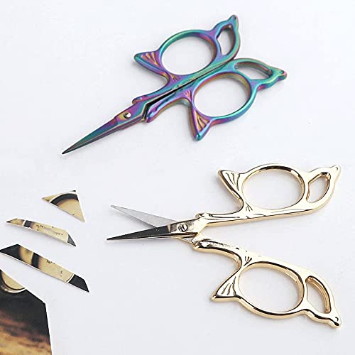 Tijeras for manualidades Tijeras for manualidades con forma de mariposa muy bonitas Suministros y accesorios de costura Tijeras for punto de cruz Hilo Zig Zag Tijeras for tela Tijeras