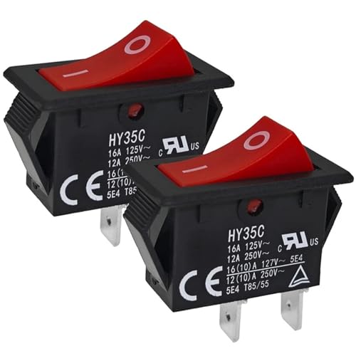 Interruptor basculante HY35C de alta resistencia AC 250V para panel industrial