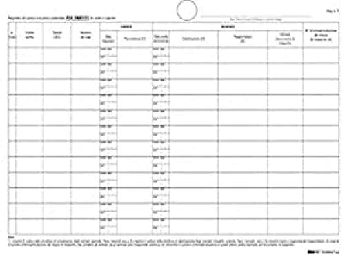 Edipro E2884/1 Register zum Laden/Entladen von Eiern/Ziegen 23 Seiten nummeriert F.To 24.5 x 31