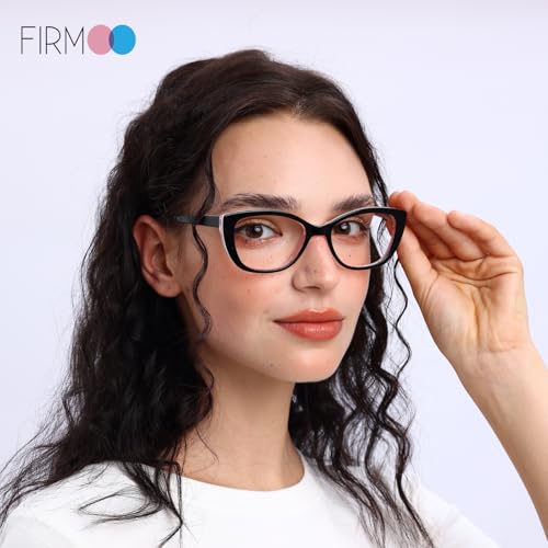 Image of Firmoo Blue Light Blocking Computer Reading Glasses Vintage Cateye Acetate Frame for Women 0.5x-3.0x