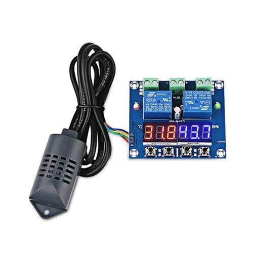 Image of TM&W XH-M452 Thermostat Temperature Humidity Thermometer Hygrometer Controller Module DC 12V LED Digital Display Dual Outputs for Egg Incubator