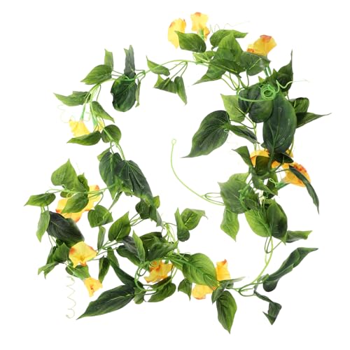 iplusmile Fiori Finti Rampicanti Decorativi Ghirlanda Floreale in Simulazione Realistica, Tralci Flessibili e Pieghevoli Per Arredamento Casa e Decorazioni Matrimonio