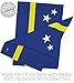 Americana Home & Garden Curacao House Flag Regional Nation International World Country Particular Area Decoration Banner Small Garden Yard Gift Double-Sided, Made in USA