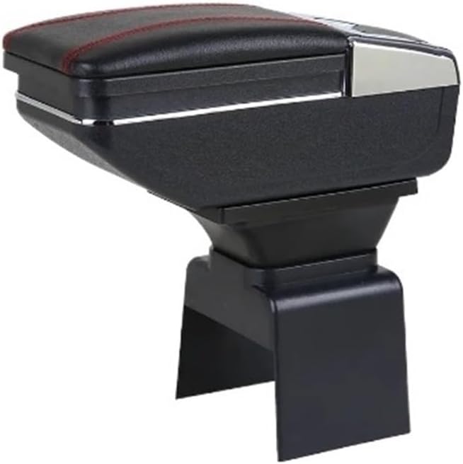 アームレスト コンソールボックス プジョー用 107用 アームレストボックス車のアームレスト収納ボックスカップホルダーカーアクセサリ プジョー 107  アームレスト車のアームレストボックスアクセサリーストアボックス内装部品 車用外付けコンソールボックス(B1 Bla ... センターコンソール二層収納ボックス プジョー 307 中央コンソール収納ボックス中央ストアコンテンツボックスカップホルダー車のアーム