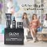 Glow Organics Stretch Mark Cream Belly Butter, Scrub and Oil, 3-Step Pregnancy Skin Care Kit, Belly Butter for Stretch Marks, Organic, Pregnancy & Baby Registry Must Haves, Mother To Be Gift.