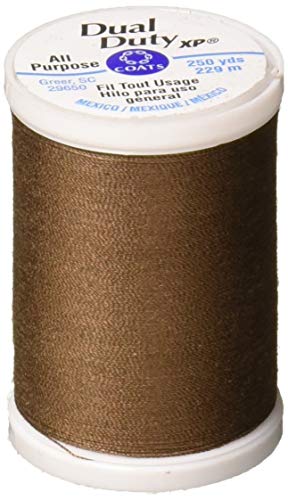 Hilo general Coats Dual Duty XP 250 yardas espresso miniatura 1