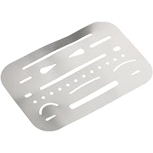 3.7"x2.4" Flexible Metal Drafting Erasing Shield Eraser ShieldPrecision Drawing Template