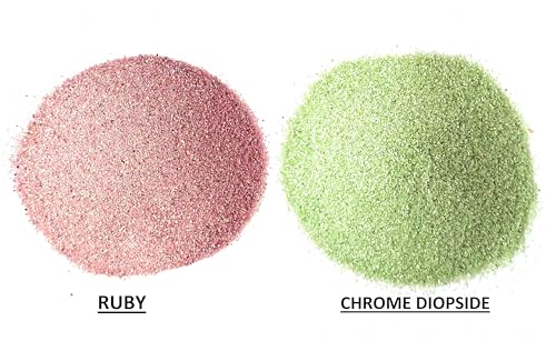 Diópsido de cromo mineral triturado Ruby en polvo para reparar incrustaciones 3