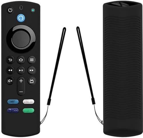 Capa preta para controle Amazon Fire TV Stick 3ª geração Preto