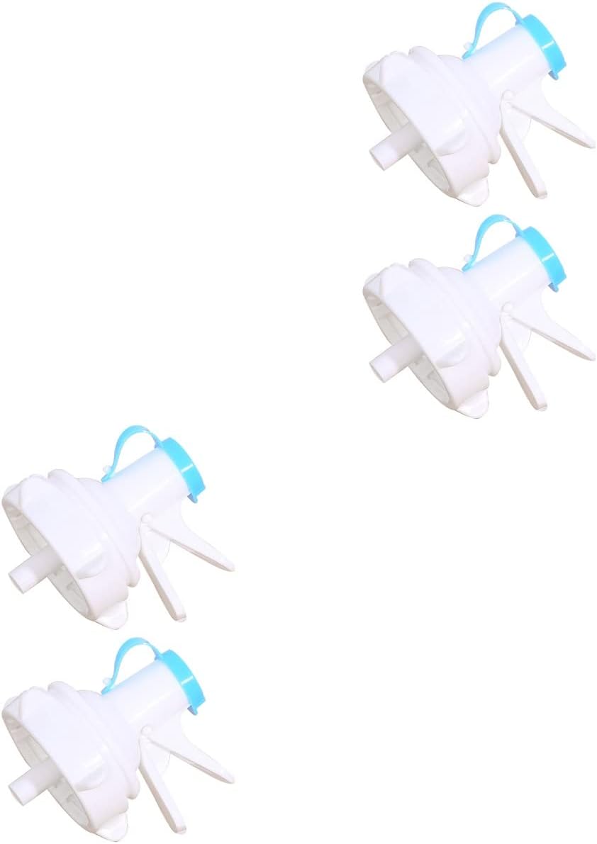 Angoily 4pcs Reusable Plastic Spigot Faucet Water Dispenser Valves for Non-Threaded Tops Easy to Install Clean Dishwasher Safe Replacement Parts for Water Jugs