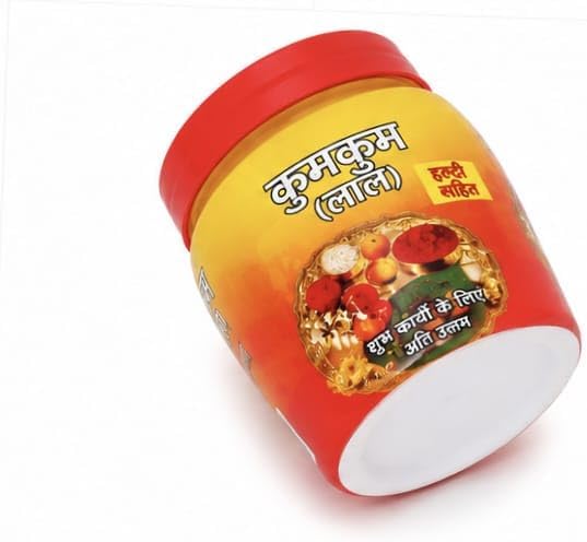 Kumkum Roli Chandan Tika Paste, Red, for Pooja Tilak, Red Chandan