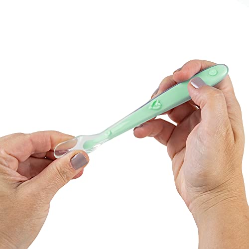 Buba Kit Colher Silicone Azul E Verde