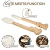 Rabbit-Shaped Silicone Spatula Set – Food Grade, Heat Resistant Baking & Cooking Utensils for Nonstick Cookware Cute Kitchen Tools 2PCS #1