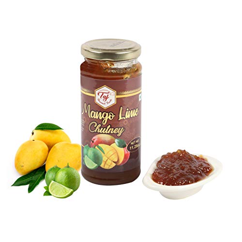 TAJ Gourmet Mango Lime Chutney | Aam Lime Chutney | 320g - Thumbnail 5