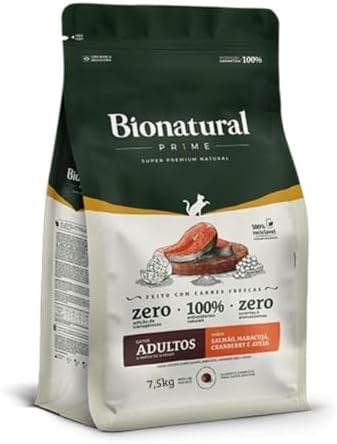 Bionatural Prime - Salmão Gatos Adultos 7,5kg