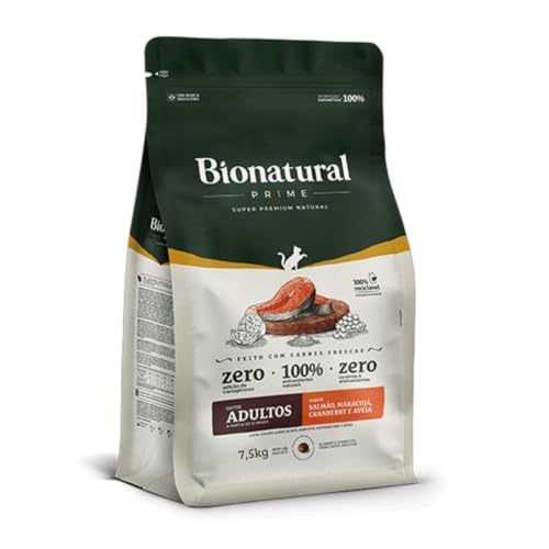Bionatural Prime - Salmão Gatos Adultos 7,5kg