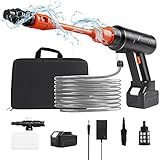 Jesskit Cordless Power Washer, 21V 4.0Ah Cordless Pressure Washer with Rechargeable Battery, 0-180°...