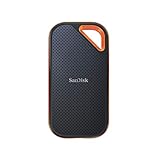 【Amazon.co.jp限定】SanDisk SSD 外付け 4TB USB 3.2 Gen 2x2 最大2000MB/秒 防滴防塵 SDSSDE81-4T00-GH25 エクストリームプロ ポータブルSSD V2 メーカー5年保証 エコパッケージ