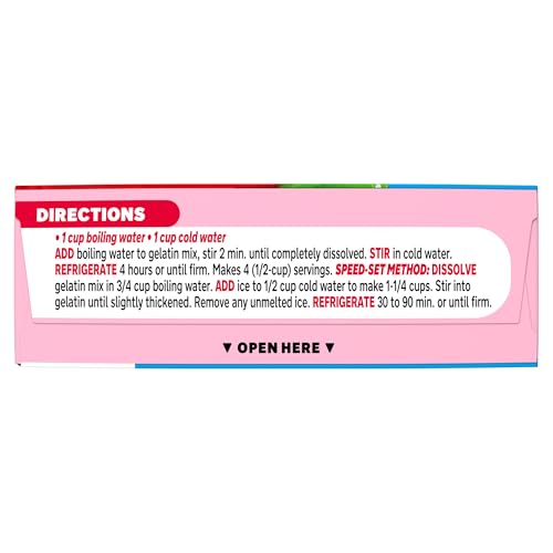 Image of Jell-O Zero Sugar Gelatin Dessert Mix, Strawberry Flavor, Low Calorie Classic Fruit Gelatin for Snacks, Desserts & Party Recipes, 0.30 oz (Pack of 24)