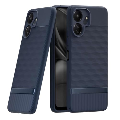 Image of Shockproof Case for Mi Redmi 13C 4G / Poco C65 4G | Full Camera Protection | TPU Flexible Back Cover for Mi Redmi 13C 4G / Poco C65 4G (Steel Blue)