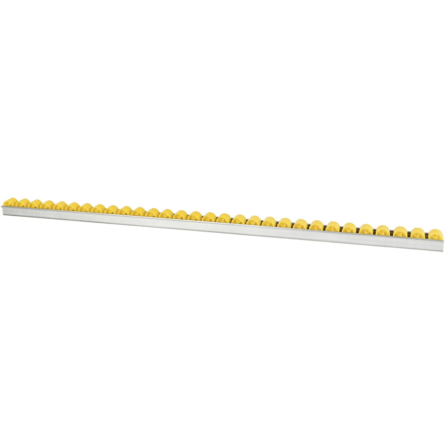 FRANKEL kaiserkraft | Rail à galets cylindriques | À intervalles de 33 mm, Ø 28 mm, plastique, longueur 2 m