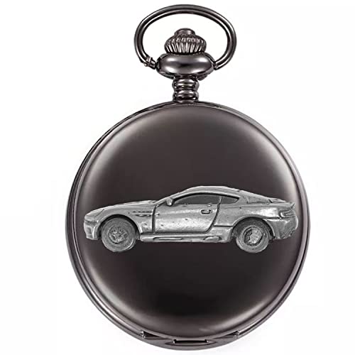 Montre de poche à quartz DBS Bond REFA1 style gentleman boîtier noir poli