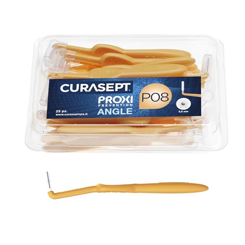 Brossettes interdentaires Curasept Proxi P08 avec angle orange boite de 25