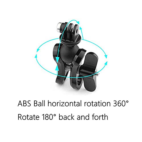 Ball Head Mount Adapter (1-Inch Diameter Ball) with Thumb Screw for GoPro 11/10/9/8/7/6/5 Black,Session 5/4 Action Cameras - Thumbnail 3