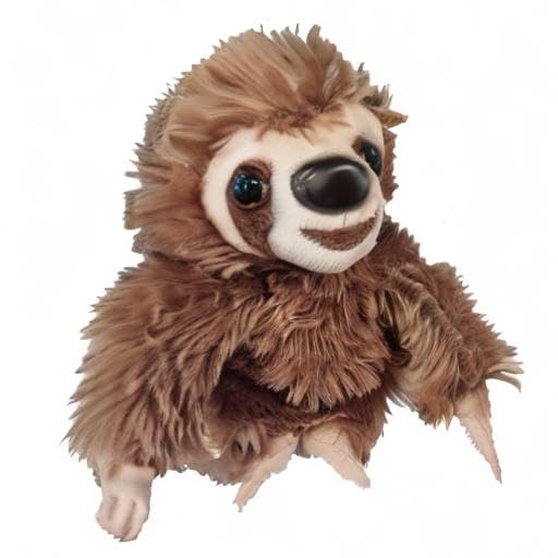 Wild Republic Sloth Plush, Stuffed Animal, Plush Toy, Gifts for Kids, Hug’Ems 7"