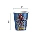 Zak Designs 5-Piece Dinnerware Set, Marvel Spider-Man - Durable Plastic & Stainless Steel - Includes Tumbler, 8-Inch Plate, 6-Inch Bowl, Fork & Spoon - Suitable for Kids Ages 3+