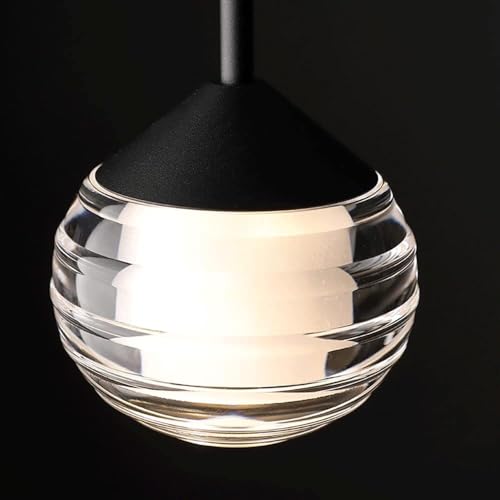 Luces colgantes simples nórdicas de 12W con diseño mini esférico para techos 5