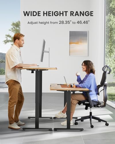image for ErGear Height Adjustable Electric Standing Desk, 48 x 24 Inches Sit St