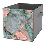 Taille idéale pour un rangement polyvalent : mesurant 27 x 27 x 27 cm, cette boîte de rangement en forme de cube offre suffisamment d'espace pour contenir divers articles tels que des vêtements, des jouets, des couvertures, du maquillage et des livres. Son design s'adapte parfaitement aux cubes, étagères, bibliothèques, bureaux ou placards, maximisant vos options de rangement