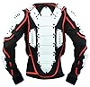 Texpeed Giacca per Bambini - Armatura da per bambini - Motocross con Protezione Schiena per Attività Sportive Sci Snowboard - Protezione Petto - Nero Bianco rosso - 8 Anni #4