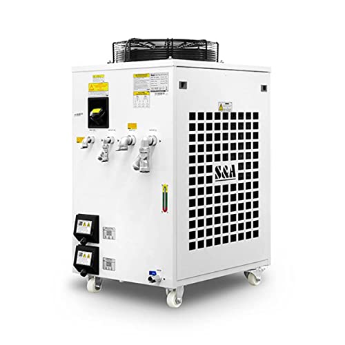 Industrial Water Chiller running in workshop