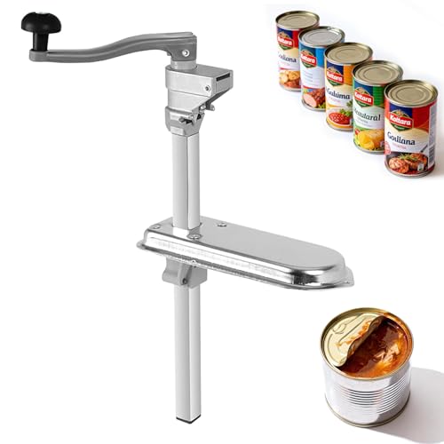 Apriscatole da Tavolo, Apriscatole Manuale Professionale per Catering Apricoperchi in Lega di Alluminio Apribarattoli da Tavolo Accessorio Apriscatole per Catering