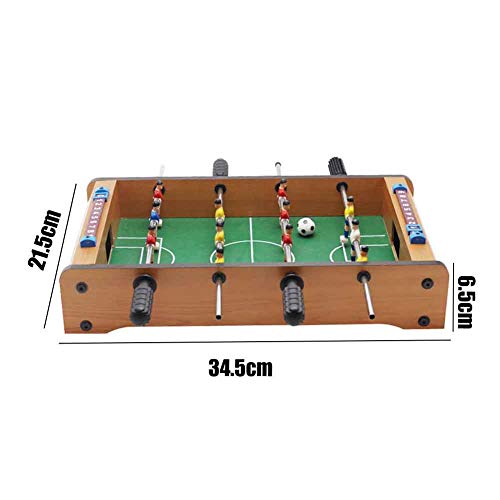 35,6 cm Kickertisch, Holz-Fußball-Spielplatte, Mini-Tischset für Innenräume, Partys, Familienabend – Bild 5