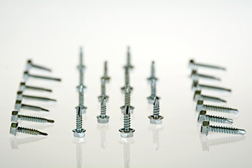 Tornillos autoperforantes cabeza hexagonal 200 pcs miniatura 2